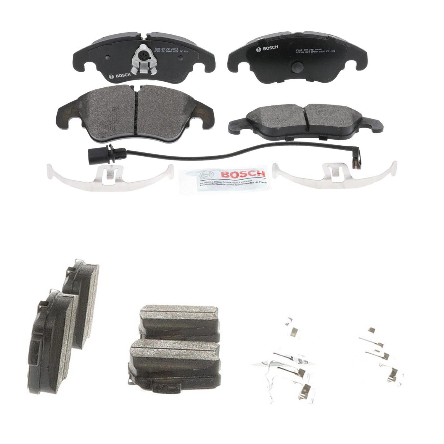 Bosch Quietcast Disc Brake Pad Kit for Audi A4 Sedan (2017–2020)