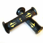Set of 2 Rubber Hand Grips for Yamaha Dirt Bike (7/8" Left, 1" Right)