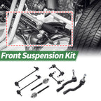 8pcs Front Suspension Kit Tie Rod End Sway Bar Link for Ford Fusion (2006–2012)