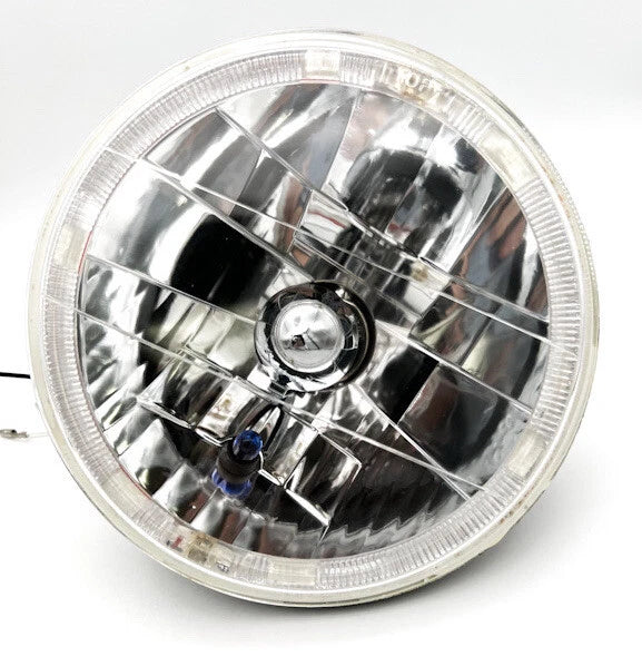 Headlight Bulbs H4 Pair with Blue LED Halo and Blue Turn Signal for Pair (2005–2015)