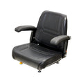 High Back Comfort Ride Seat with Flip-Up Armrests for Scag Zero Turn Mowers