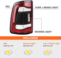 LED Tail Lights for Dodge RAM 2500 3500 (2019–2024) Black Bezel