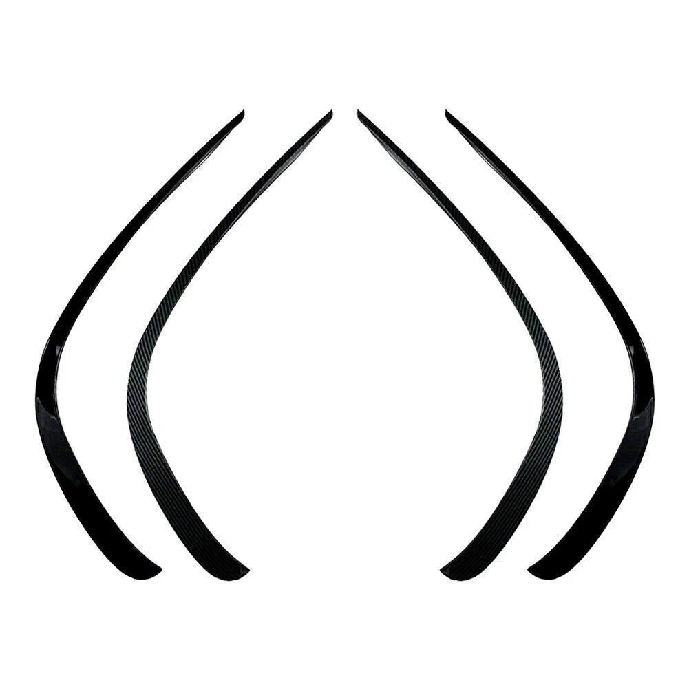 2X ABS Plastic Front Bumper Lip Splitter Spoiler for CLS-Class C257 (2018–Up)