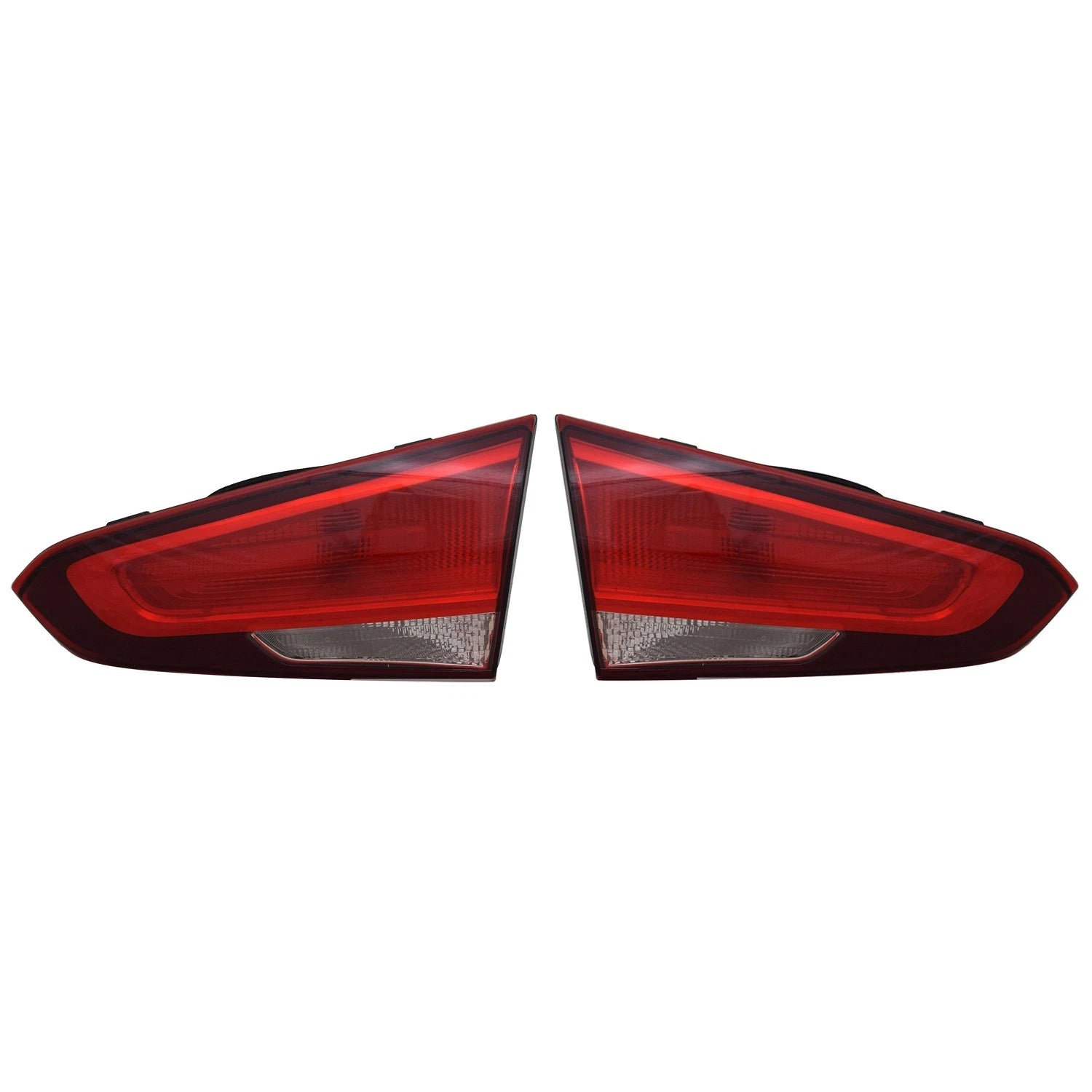 Set of 2 TYC Inner Tail Light Lamp Assemblies for Kia Forte Sedan (2017–2018)