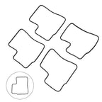 4X Carburettor Float Chamber Gasket for VFR750 RC24 (1986–1989) RC36 (1990–1993)