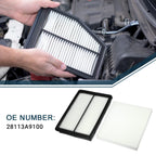 Set of 1 Cabin Air Filter for Hyundai Palisade (2020–2022) No. 28113A9100