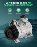 A/C Compressor for GMC Acadia Buick Enclave Saturn Outlook (2008–2010) CO 21625C