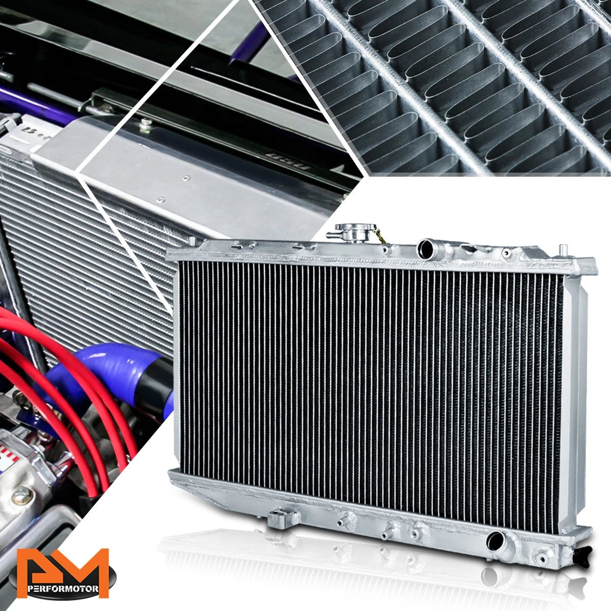 Full Aluminum Core Radiator for Honda Civic/CRX 1.5 (1988–1991)