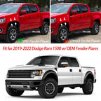 Set of 2 Mud Flaps for Dodge Ram 1500 (2019-2024)