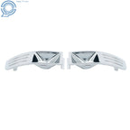 Set of 2 Front Fog Light Trim Covers for Ford Flex (2009-2012) Chrome