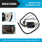Ignition Coil Condenser for Honda G150 G200 G300 G400 (30500-887-30)