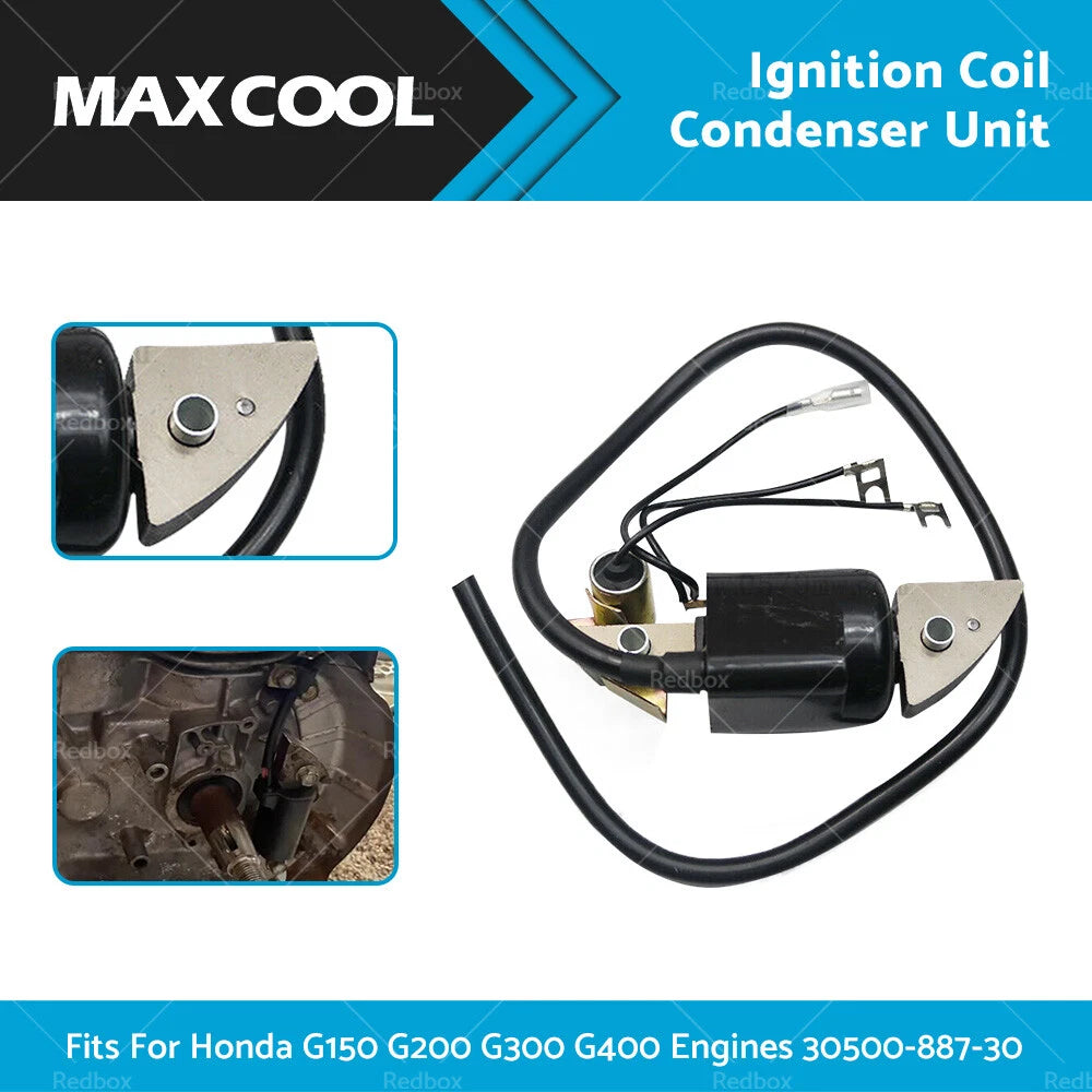 Ignition Coil Condenser for Honda G150 G200 G300 G400 (30500-887-30)