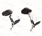 Chrome Multi Purpose Driver & Passenger Back Rest for Harley Touring FLH