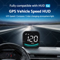 GPS Car HUD Head Up Display Speedometer for Universal (2002–2023)