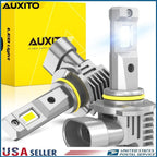 2X 9006 LED Headlight Bulbs for Low Beam (80000LM, 6000K)