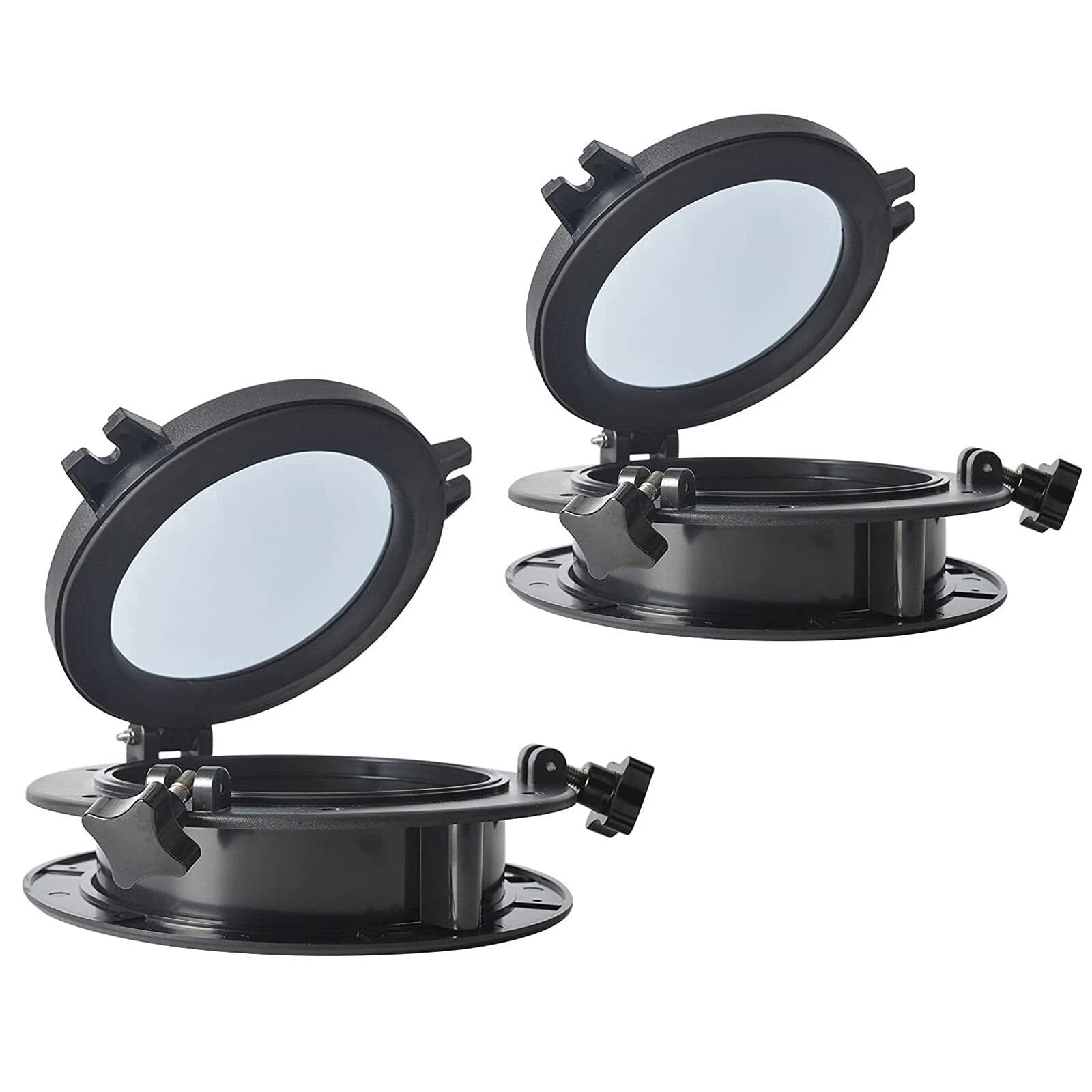 8" Round Opening Portlight Porthole Replacement Window for Boat Yacht (N/A)