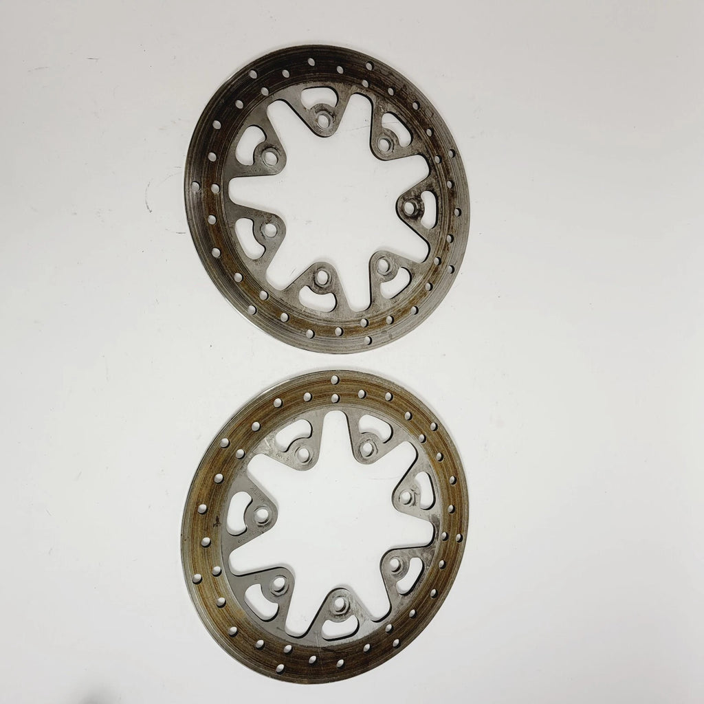 Set of 2 Front Wheel Brake Disc Rotors for Harley Road Glide CVO (2009–2023)