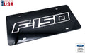 Acrylic Premium Black License Plate for Ford F-150 Mirror Emblem (2009–2014)