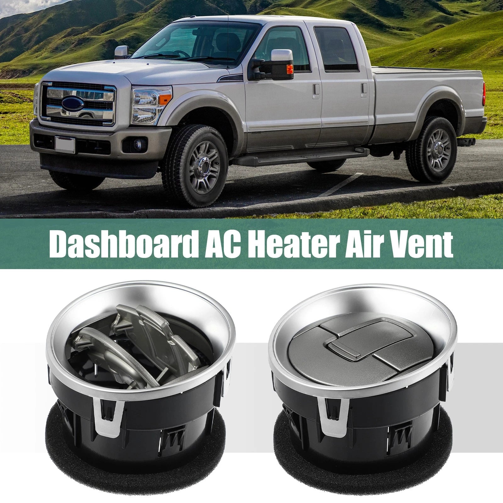 2 Pcs Front AC Heater Air Vent CL3Z19893EA for Ford F-150 (2012–2014)