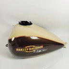 Gas Fuel Tank for Harley-Davidson Touring (2008–2023) Sand Pearl/Canyon Brown