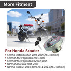 Fuel Gas Tank Cap for Honda Ruckus NPS50S (2004–2009) 17620-GEV-761, 17620-GEV-762