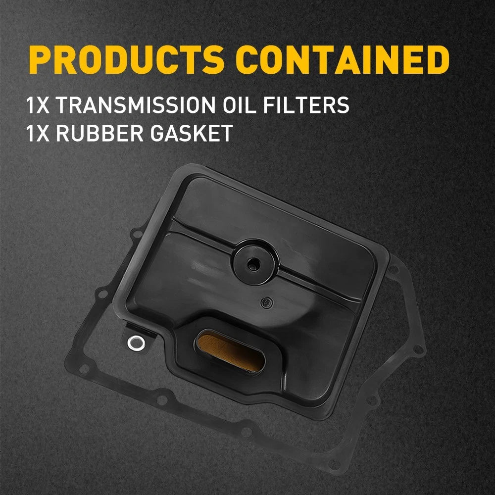 Set of 2 Transmission Filters with Gaskets for Chrysler Dodge Ram (2008–2016)