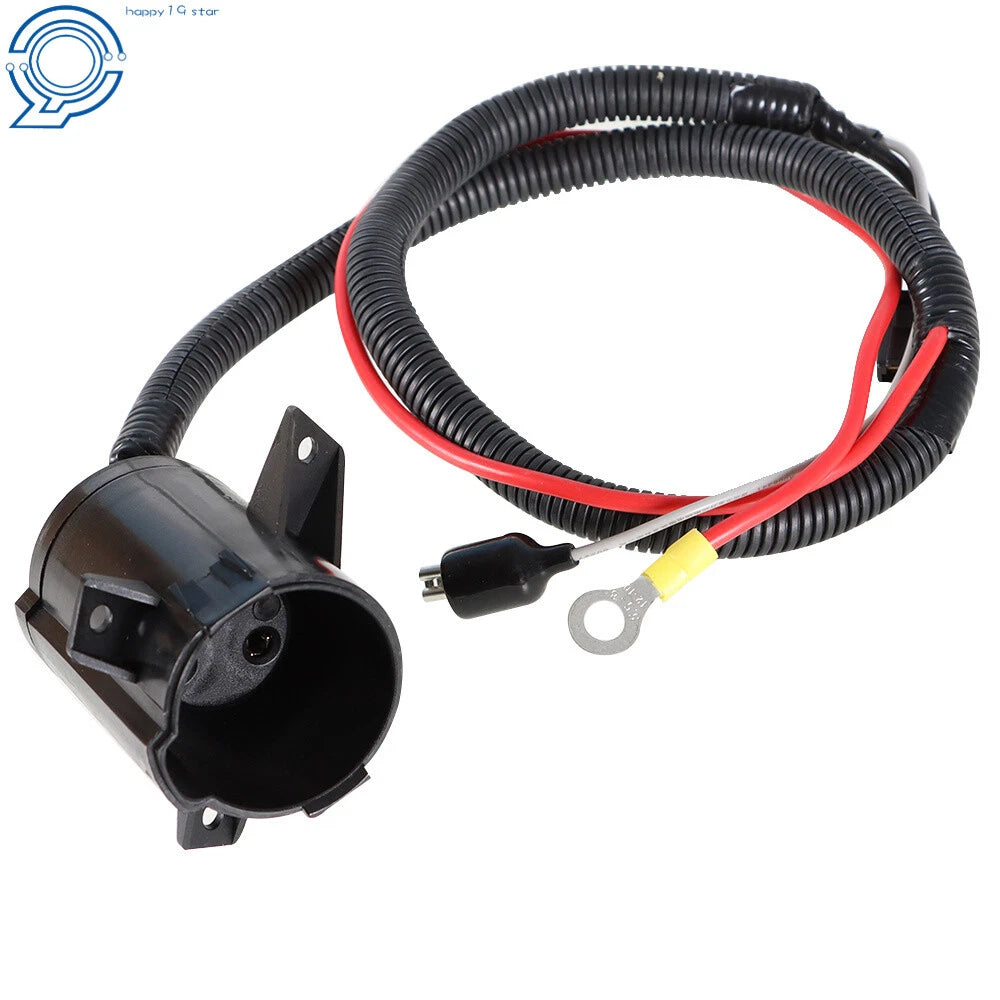 DC Charger Plug Receptacle for Club Car Precedent 48V Golf Cart (2004–Present)