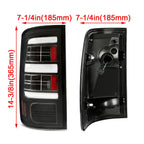 LED Tail Lights for Dodge Ram 1500 2500 3500 (2009–2018)