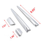 Chrome ABS Exterior Mirror Rear View Strip Moulding for Honda Civic (2016-2021)