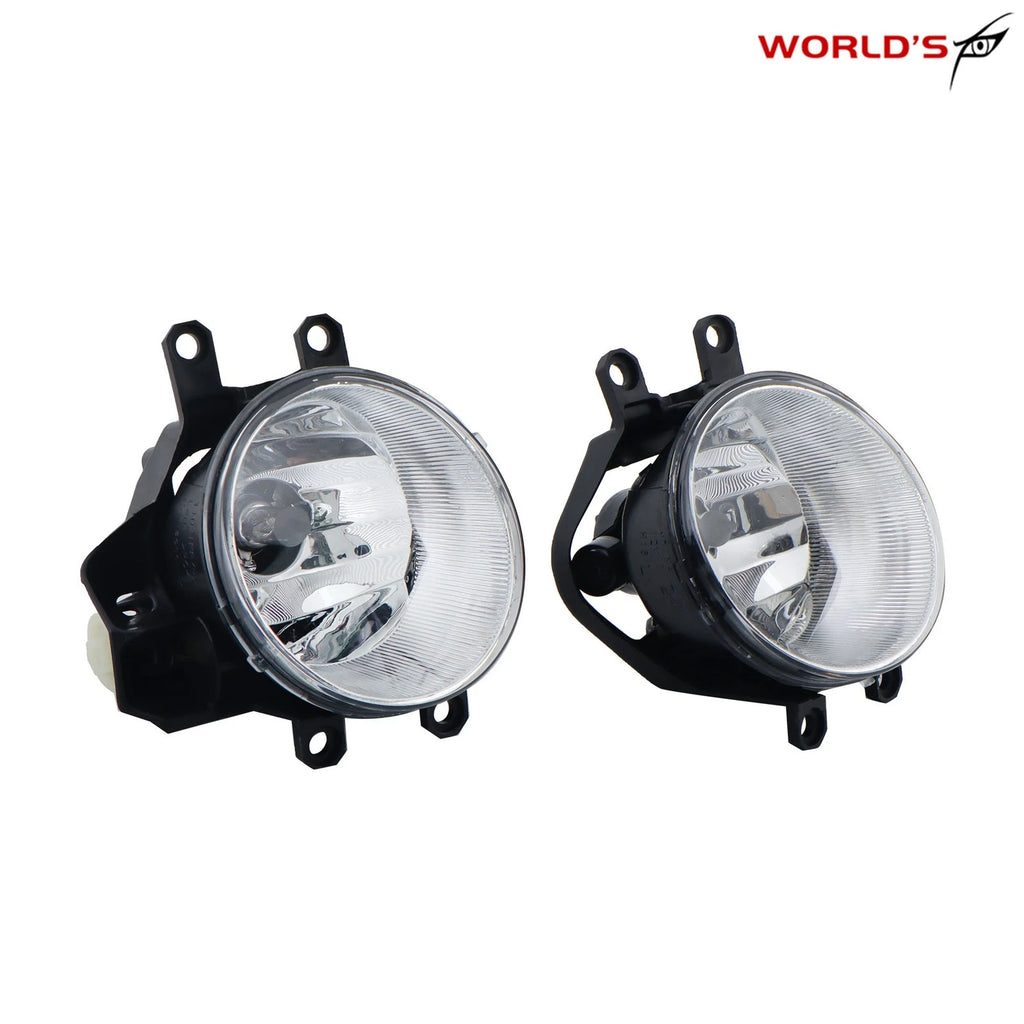 Set of 2 Chrome Fog Lights for Toyota Yaris Hatchback (2018–2020)
