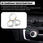 3pcs Air Conditioner Switch Knob Cover for Suzuki Jimny JB64W (2018–2023)