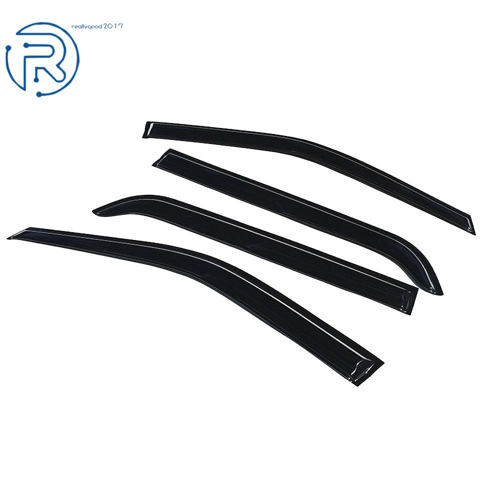 Window Visors Rain Guards for Ford Explorer (2016-2019) Dark Smoke