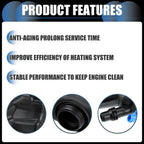 1 x Coolant Expansion Overflow Tank with Cap for BMW 760i