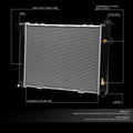 OE Style Aluminum Core Radiator for Jeep Grand Cherokee 5.2L (1993–1997) DPI 1394