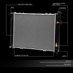 OE Style Aluminum Core Radiator for Jeep Grand Cherokee 5.2L (1993–1997) DPI 1394