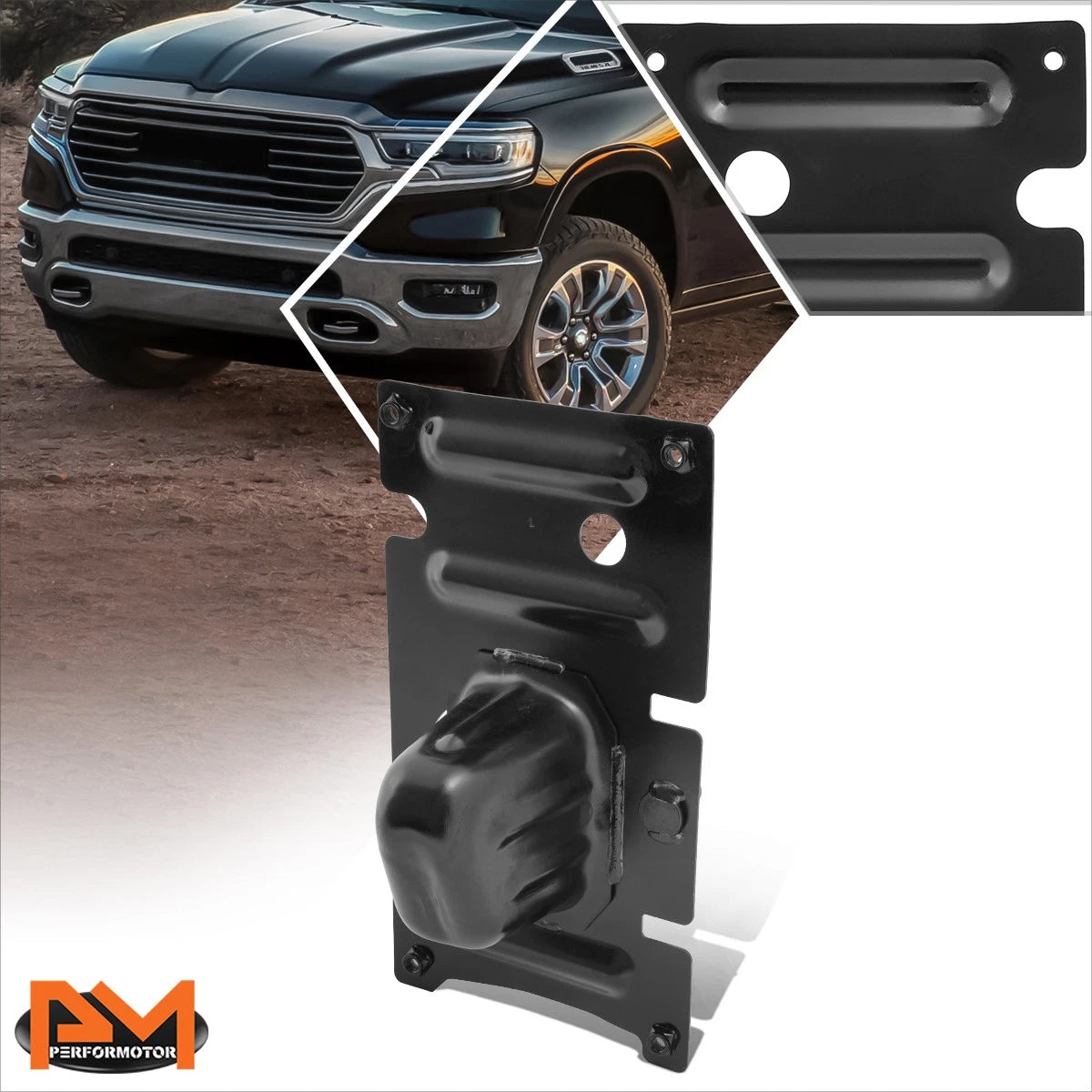 Front Lower Bumper Cover Support Bracket for RAM 1500 (2019–2022)