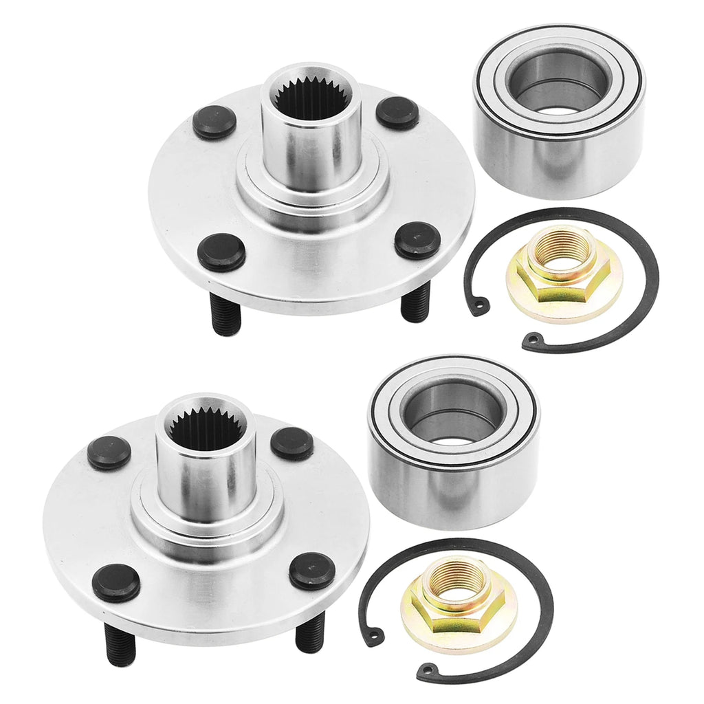 2X Front Wheel Bearing Hub for Ford Focus (2000–2011)
