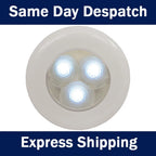 3 LED Waterproof Compact Cockpit Courtesy Light for Boat Caravan (12V)
