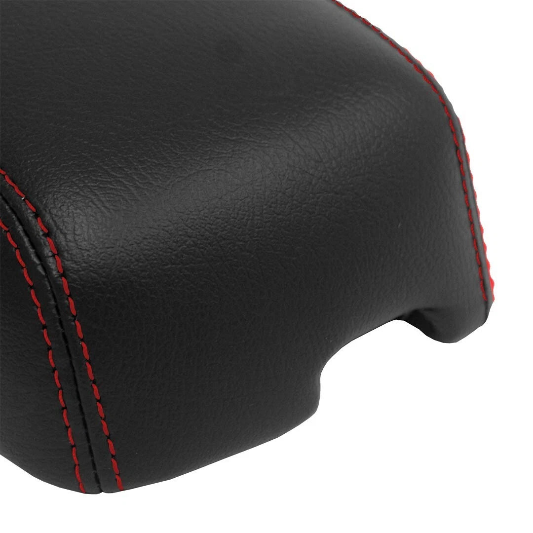Console Armrest Cover for Mitsubishi Mirage (1997–2002) Red Stitch