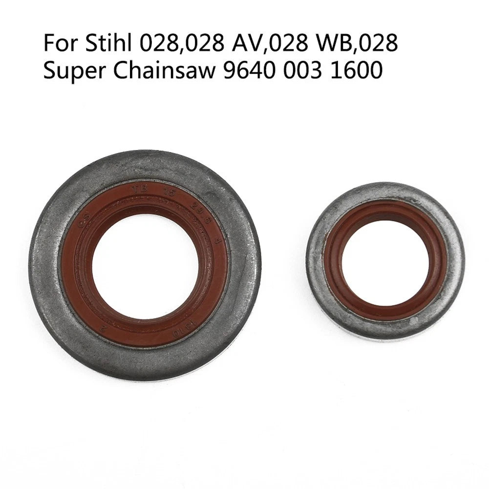 2X Crankshaft Oil Seal for Stihl 028 028 AV 028 WB (1978–1999)