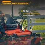 Black Lawn Mower Mount Assist Handle for Bad Boy Mowers (All Models)