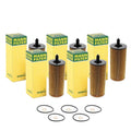 Set of 5 Oil Filter Kits HU60141Z for BMW F22 F23 F30 F31 F32 F33 F34 F36 (2012–2020)