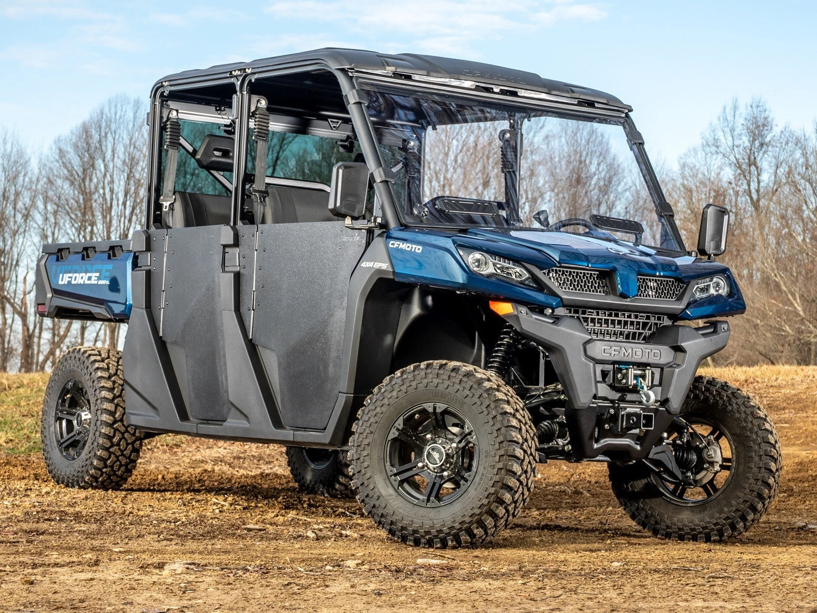 SuperATV HDPE Half Doors for CFMoto UForce 1000XL (2022–2023)