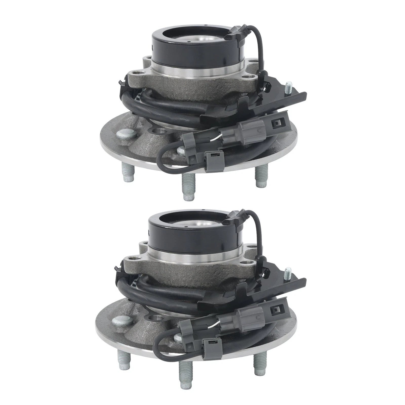 Set of 2 Front Wheel Bearings and Hubs for Chevy Colorado GMC Canyon (2004–2012)