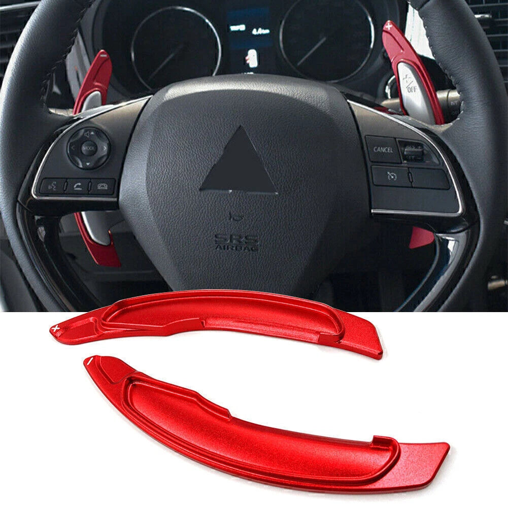Aluminum Steering Wheel Paddle Shifter Extension for Mitsubishi Lancer Evo X (2008–2015)