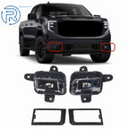 Front LED Fog Lights Assembly Kit for GMC Sierra 1500 (2023–2025)