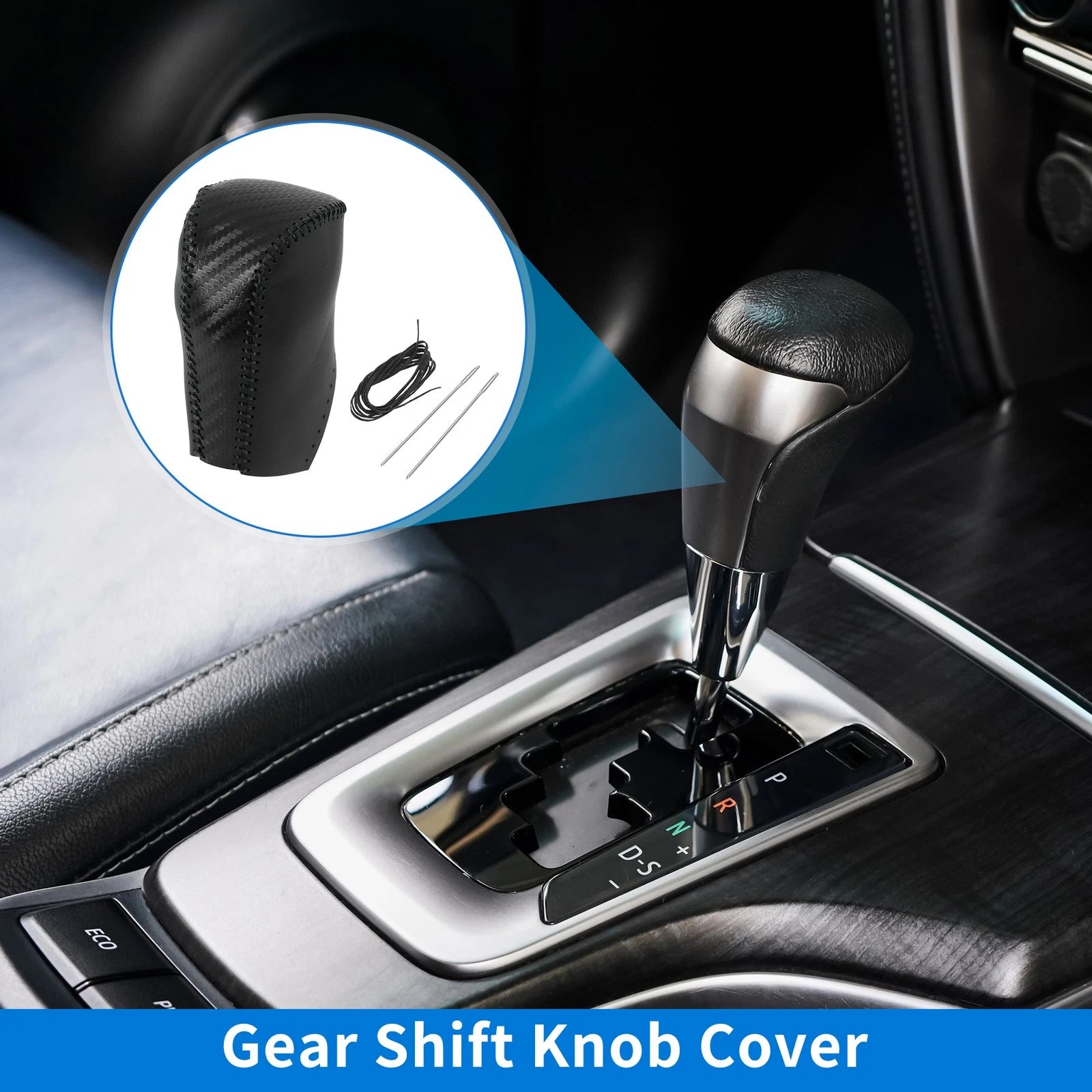 Carbon Fiber Gear Shift Knob Cover for Toyota RAV4 (2013–2016)