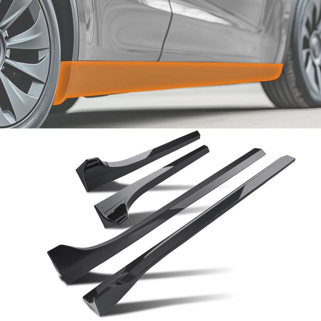 Set of 2 ABS Plastic Side Extension Panels for Tesla Model 3 (2017–2023)
