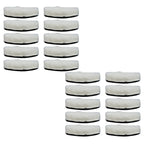 20pcs Wool Polishing Pads for Buffer Plate (3 Inch)