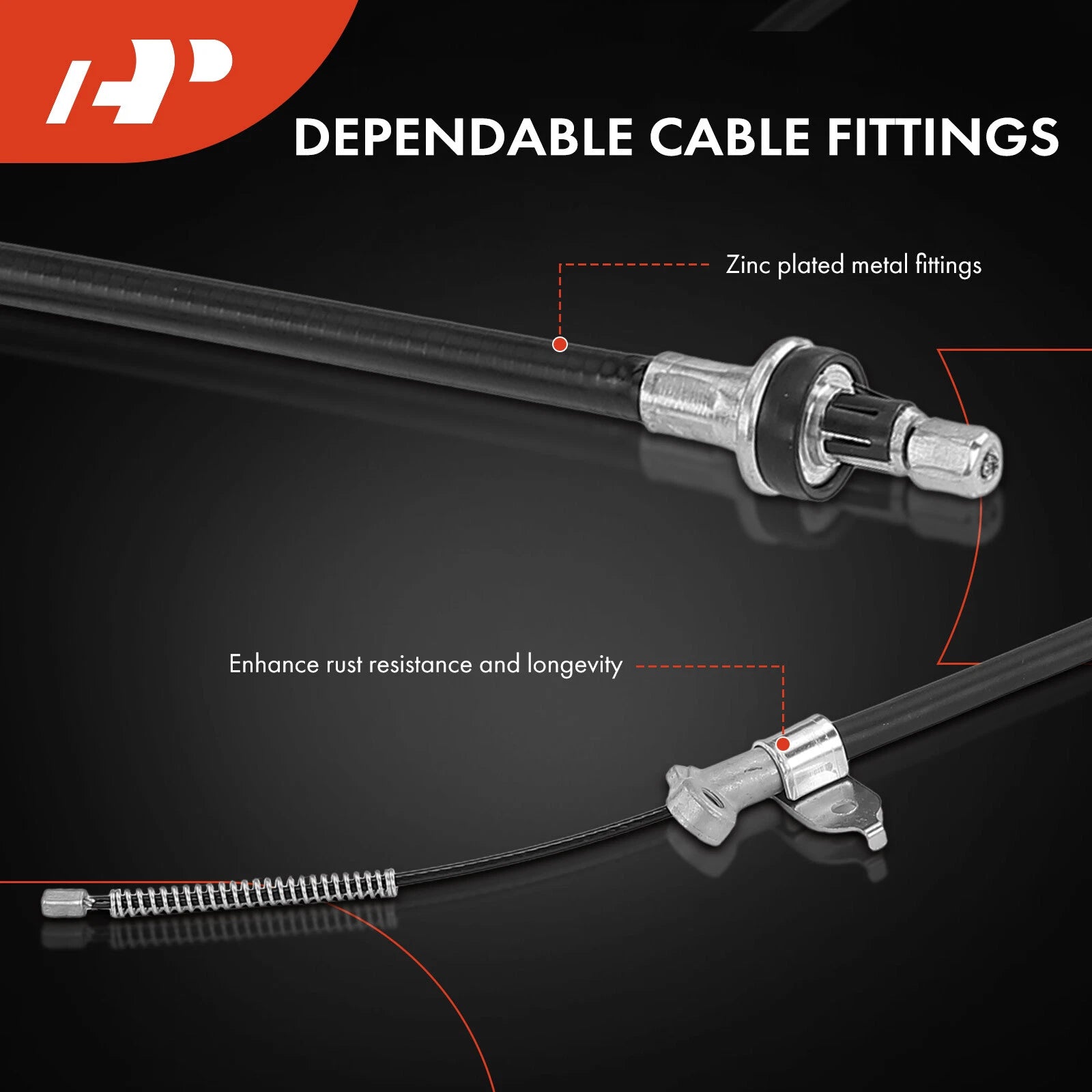 Parking Brake Cable Rear LH for Nissan Rogue (2008–2013)